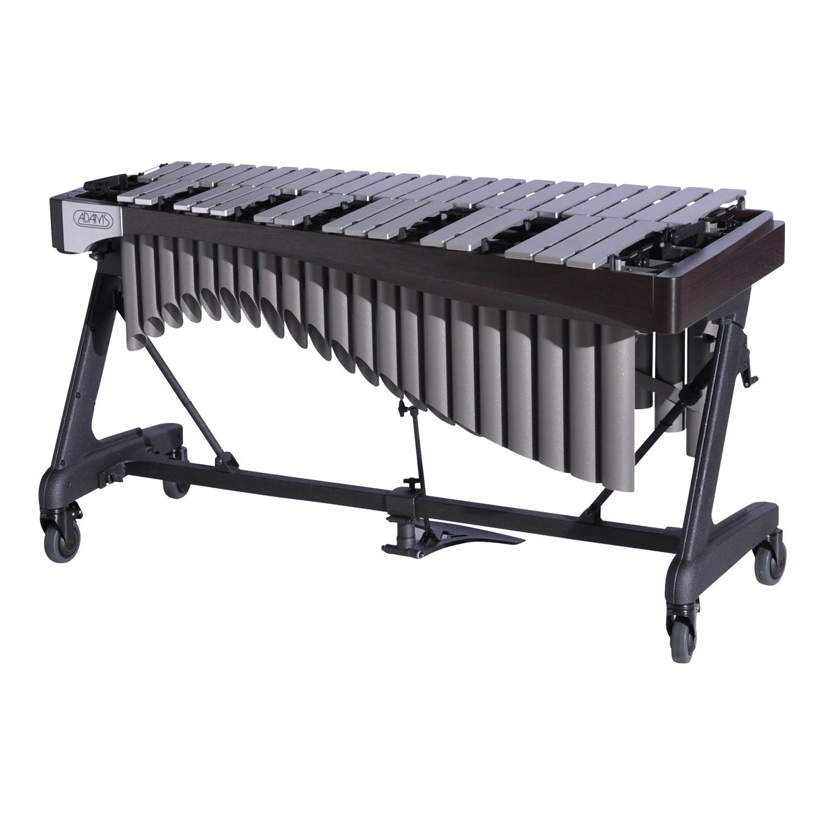 Adams Alpha Series 3 Octave Vibraphone, Silver Bars, w/Motor and Apex Frame Espresso, Desert Resonators ADM-VAWA30S/9E2