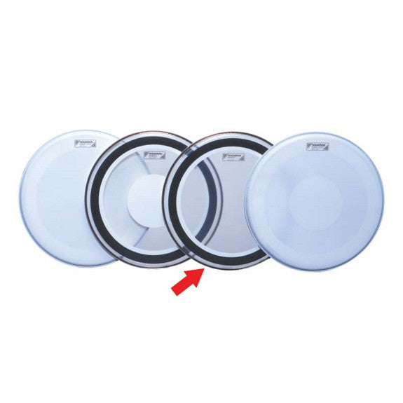 18" Aquarian Studio X Clear Drumhead