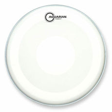 Aquarian 12" Studio-X White Texture Coated Drumhead with Dot