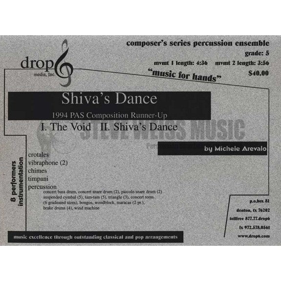 Arevalo-Shiva's Dance (SP)-2V/C/Cro./4T/P