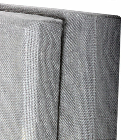 24" x 48" x 4" - ATS Acoustic Panel - Burlap Fabric - Ash Color