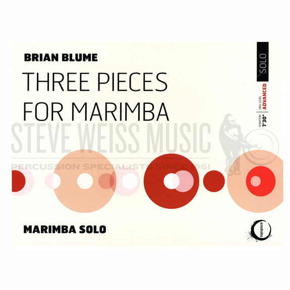 Blume-Three Pieces for Marimba-M