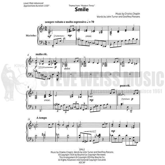 Chaplin-Smile arr. Stopa-M