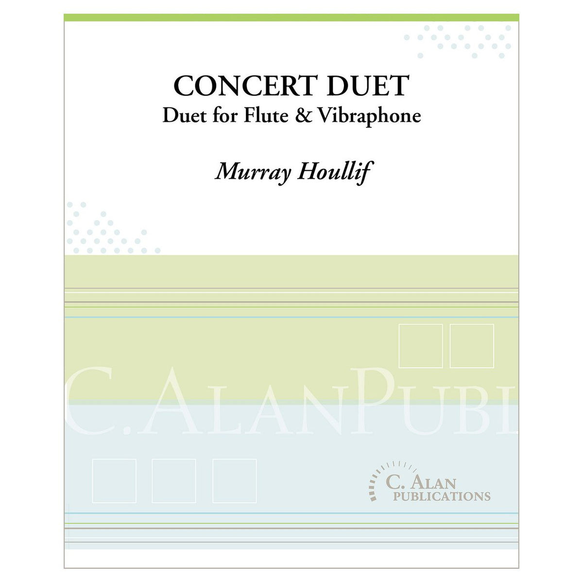 concert duet for flute and vibraphone by murray houllif cover page