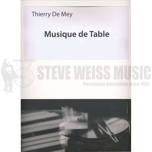 De Mey-Musique de Table (SP)-3 tables OS