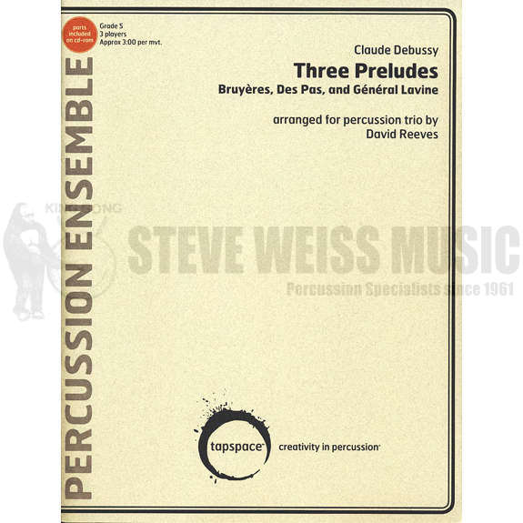 Debussy-Three Preludes arr. Reeves (SP)-V/Cro./M/4T
