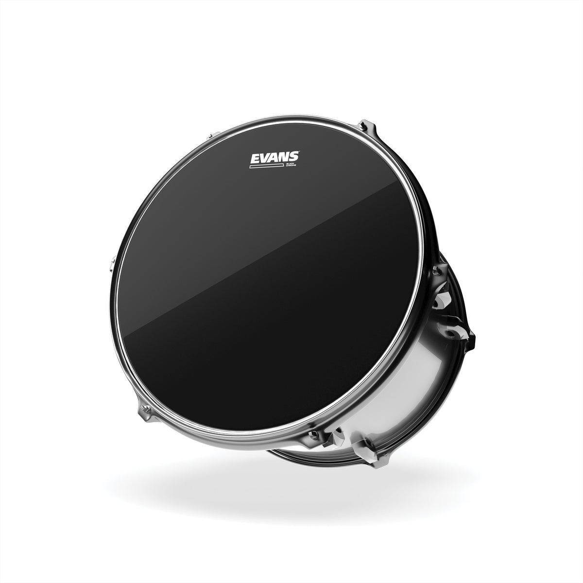 Evans Black Chrome Drumhead - 14" - Image 3