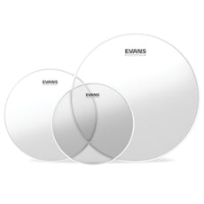 Evans G1 Clear Fusion Tom Head Pack - 12"/12"/14" - Image 1
