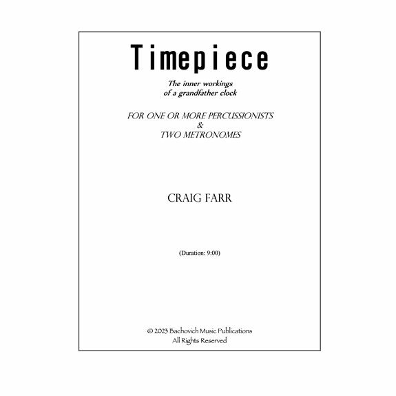 Farr-Timepiece-P/metronomes/prerecorded track