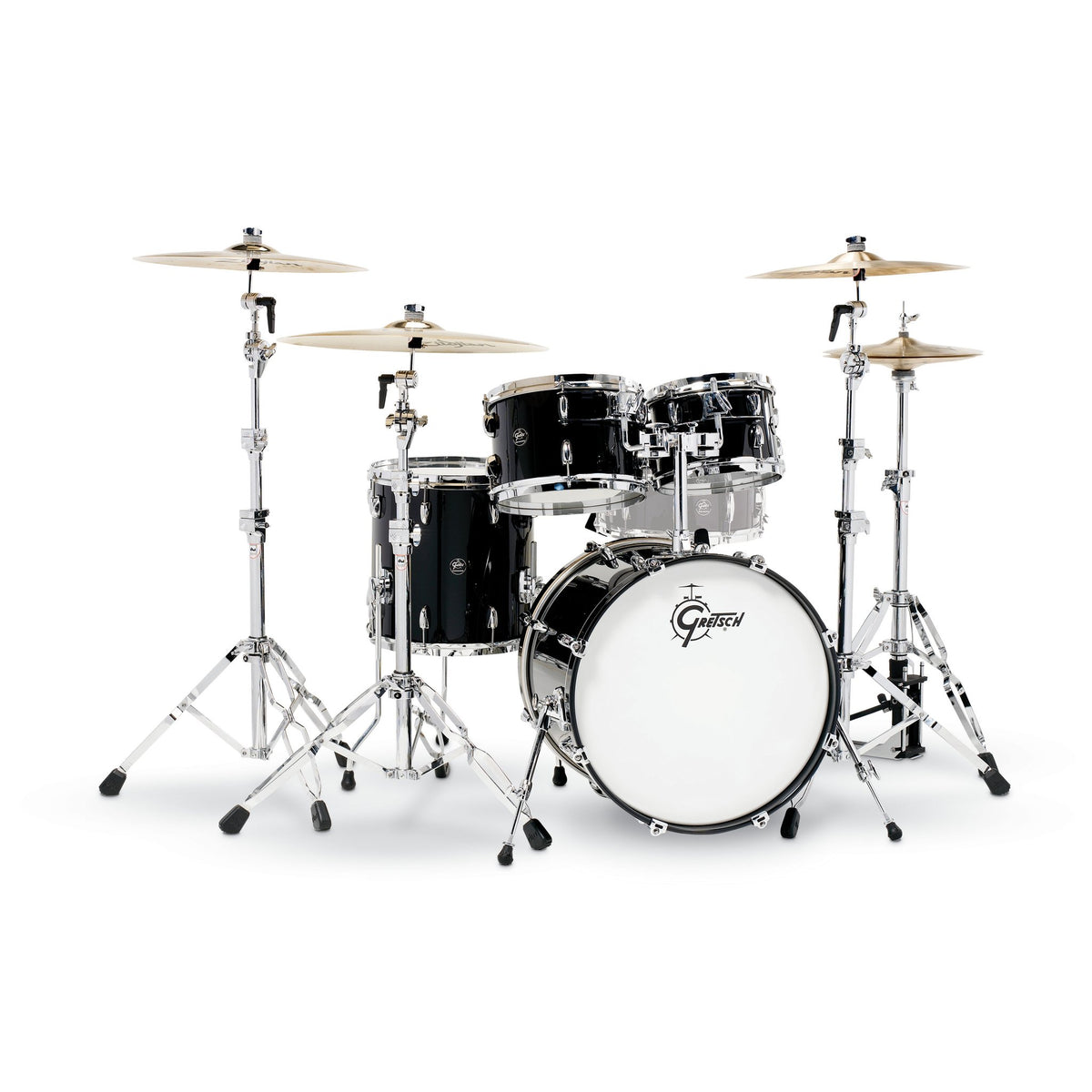 Gretsch Renown Maple 4pc - Piano Black 20/10/12/14 rn2-e604-pb