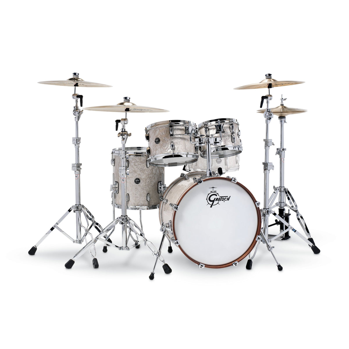 Gretsch Renown Maple 4pc - Vintage Pearl 20/10/12/14 rn2-e604-vp