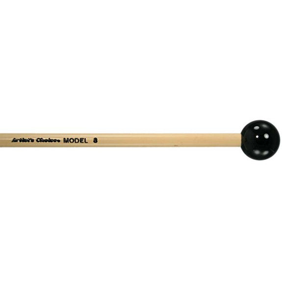 Grover Artist Choice Rattan Unwound Mallets - 1" Blk. Phenoli
