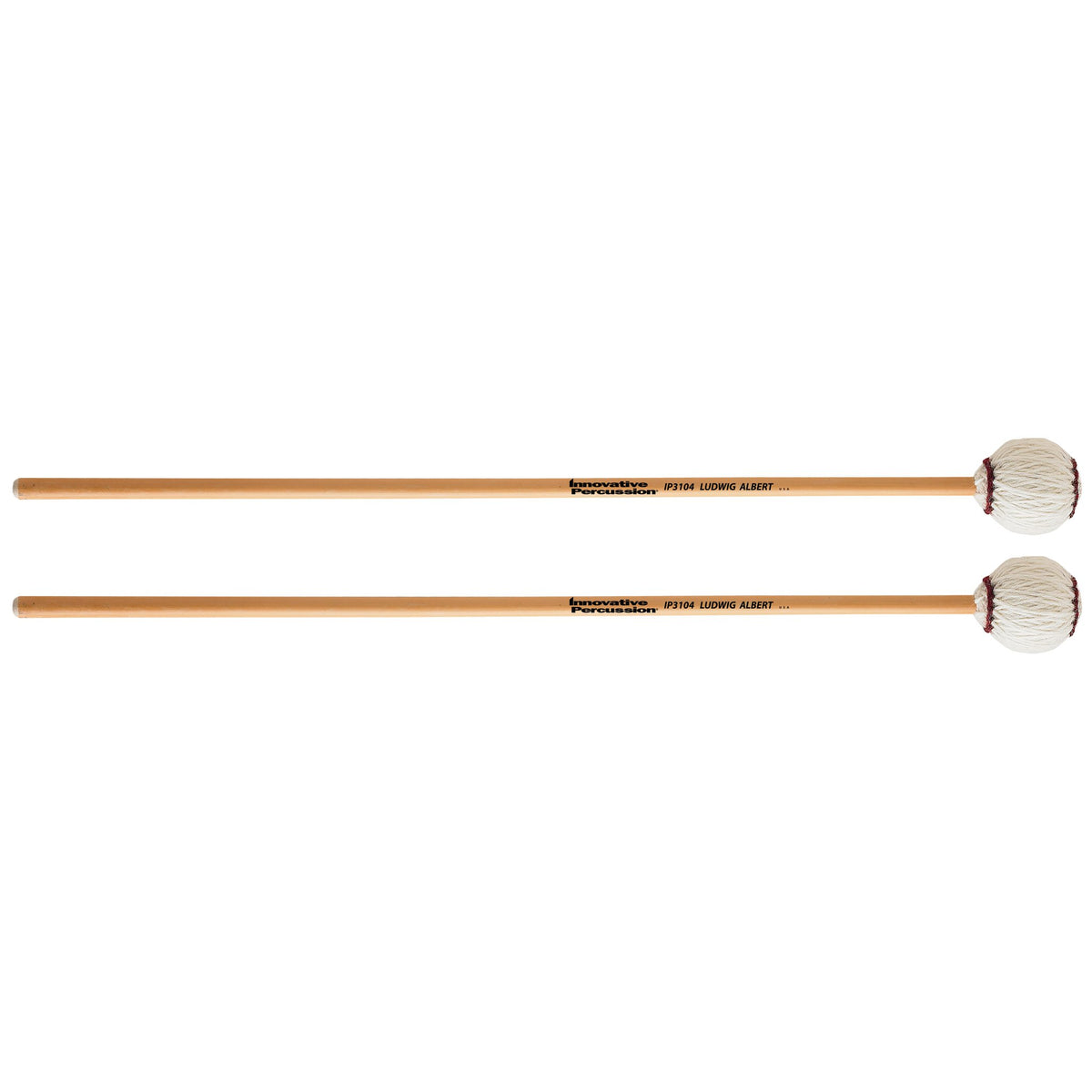 Innovative Ludwig Albert IP3104 Medium Soft Rattan Marimba Mallets Pair