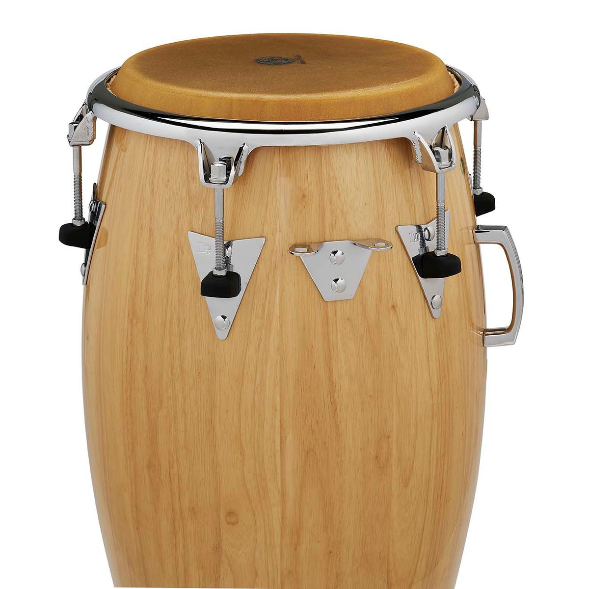 LP Classic Top-Tuning Wood Tumba with Chrome Hardware - 12.5" - Natural - Image 3