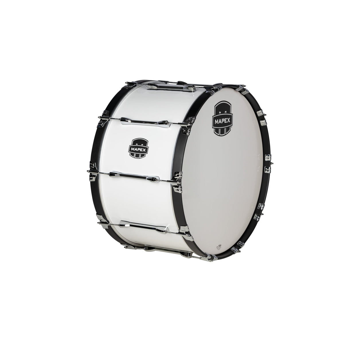 Mapex Qualifier Marching Bass Drum - 26" x 14" - Gloss White