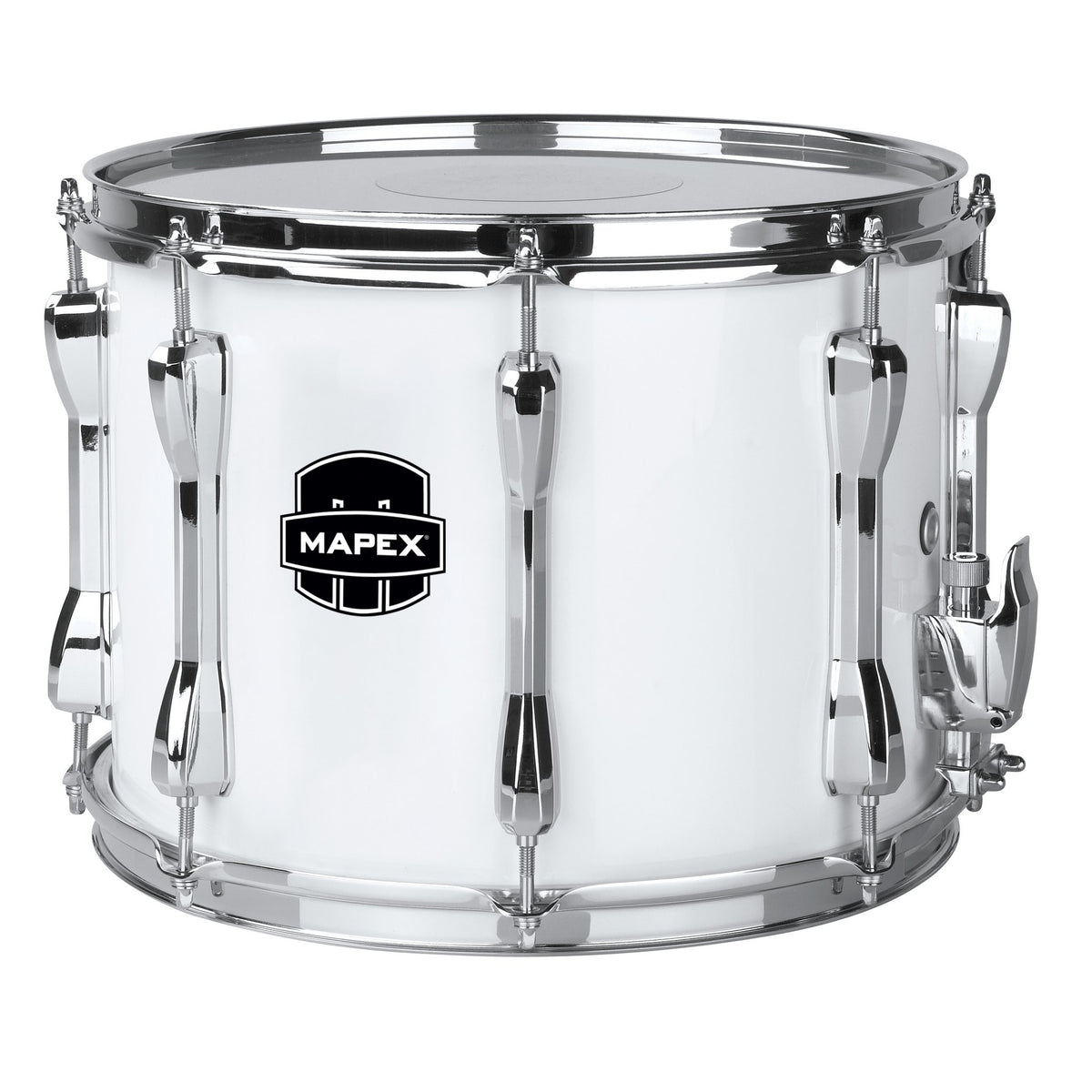 Mapex Qualifier Standard Marching Snare Drum - 13" x 10" - Gloss White
