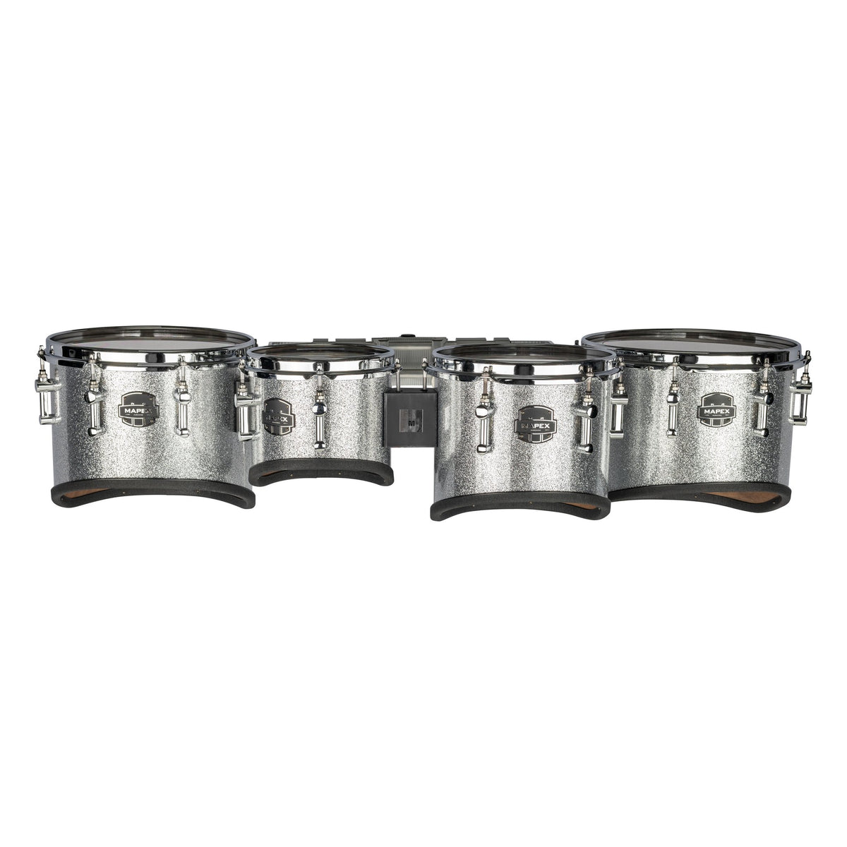 Mapex Quantum Mark II California Cut Quint Marching Tenor Set - 6"/8"/10"/12"/13" - Diamond Dazzle - Image 2