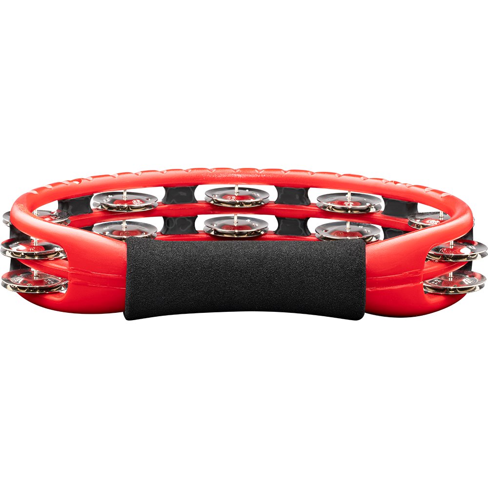 Meinl ABS Double Row Red Tambourine-Steel Jingles - Image 2