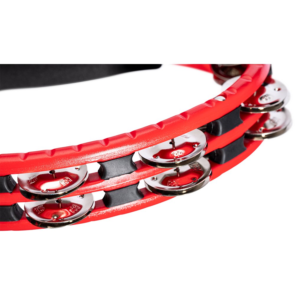 Meinl ABS Double Row Red Tambourine-Steel Jingles - Image 4