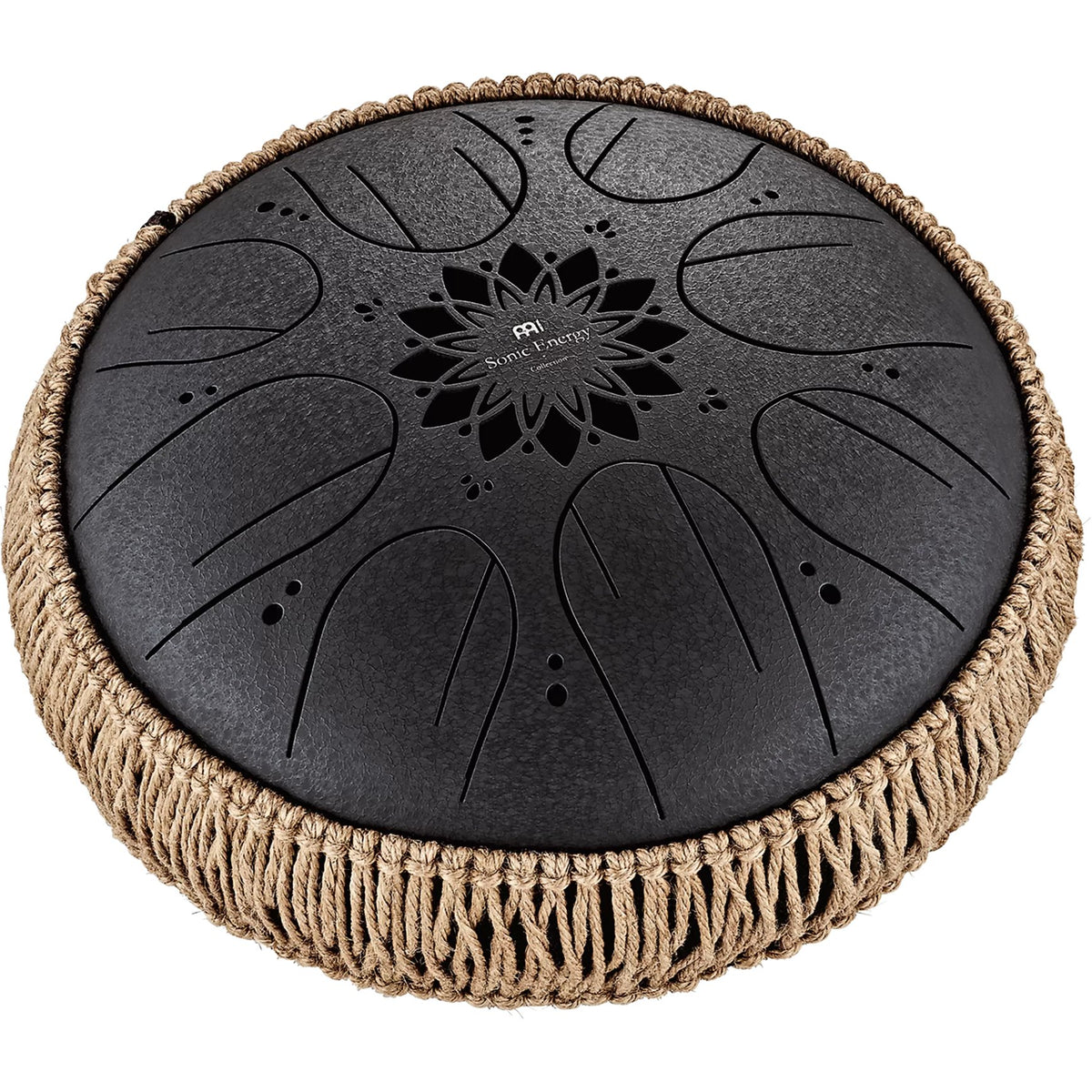 Meinl Sonic Energy Medium Octave Steel Tongue Drum 10" - B Minor/8 Notes MOSTD1BK