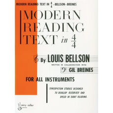 Modern Reading Text in 4/4 By Louis Bellson and Gil Breines