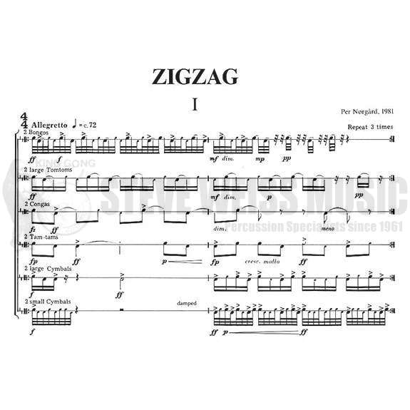 Norgard-Zigzag (S)- V/M/Tuned gongs/Steel dr./P