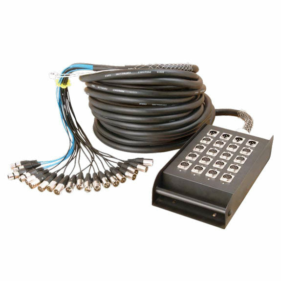 On Stage In Line Audio Series 16x4 Stage Snake - 50ft