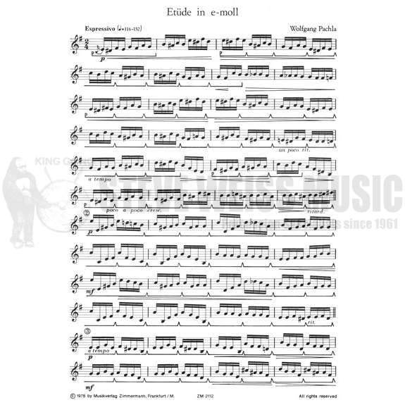 Pachla-Three Studies for Vibraharp or Marimba-V(M)