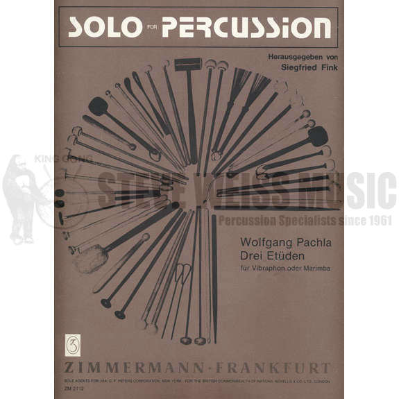 Pachla-Three Studies for Vibraharp or Marimba-V(M)