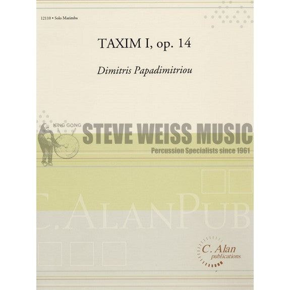 Papadimitriou-Taxim I, Op. 14-M