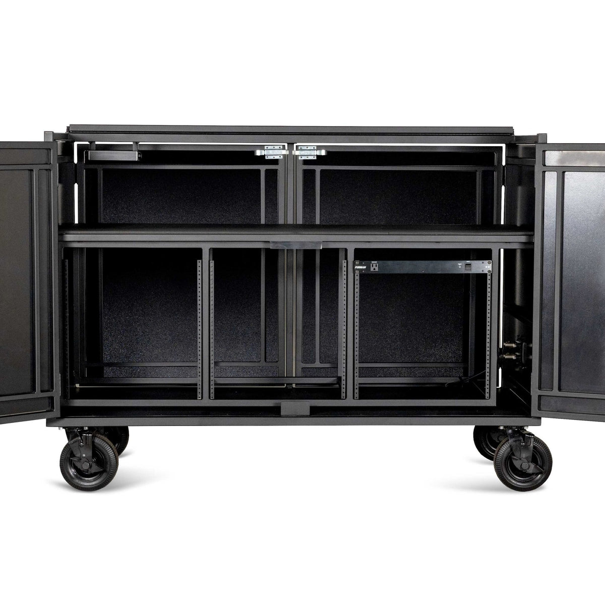 Performance Carts Triple Mixer Cart PCM-300 Front with Doors