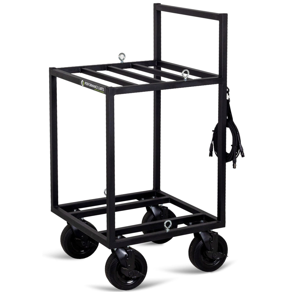 Performance Carts Stacked Speaker Cart PCS200v High Angle