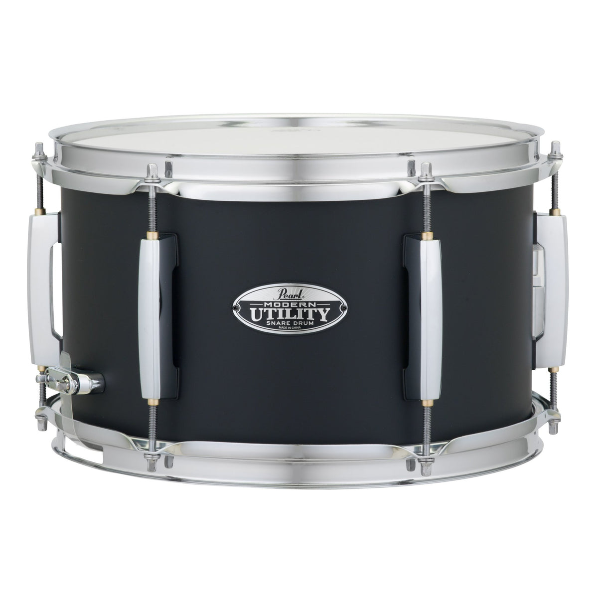 Pearl Modern Utility Maple Snare Drum - 12" x 7" - Satin Black - Image 1