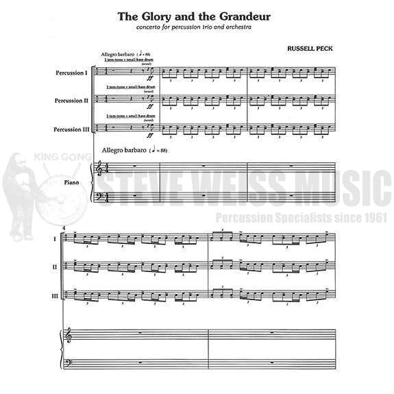 Peck-Glory and the Grandeur, The (SP)-2B/V/2X/M/P/PN Red.