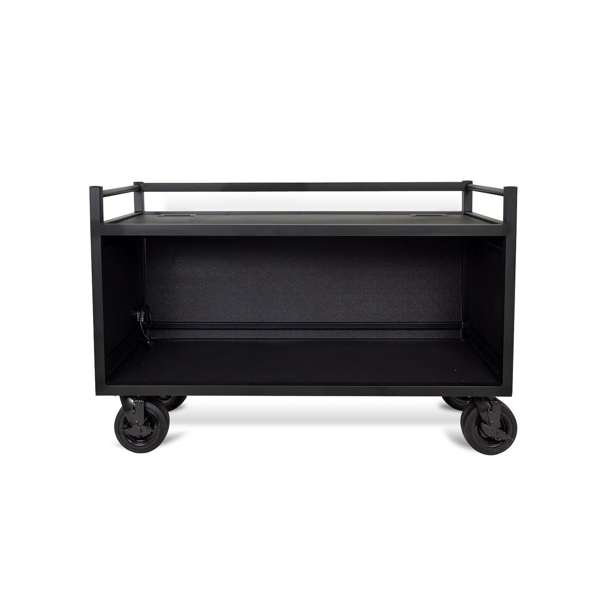 Performance Carts Partially Enclosed Synth Cart PCK-100e Players Side