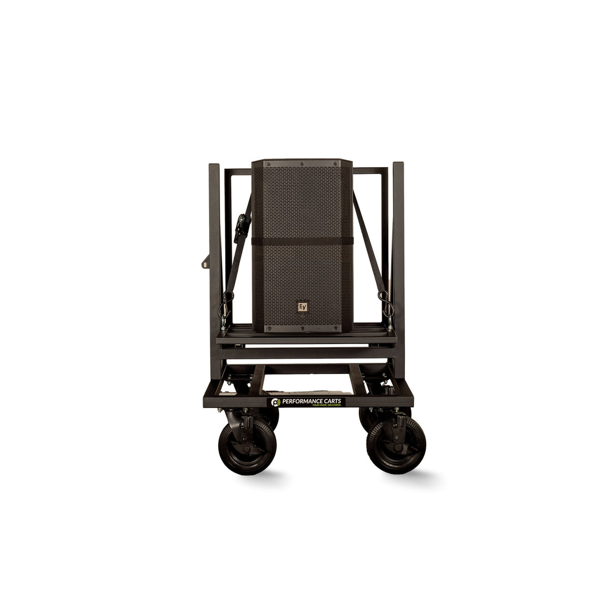 Performance Carts Single Speaker Cart PCS-100 with Speaker Front