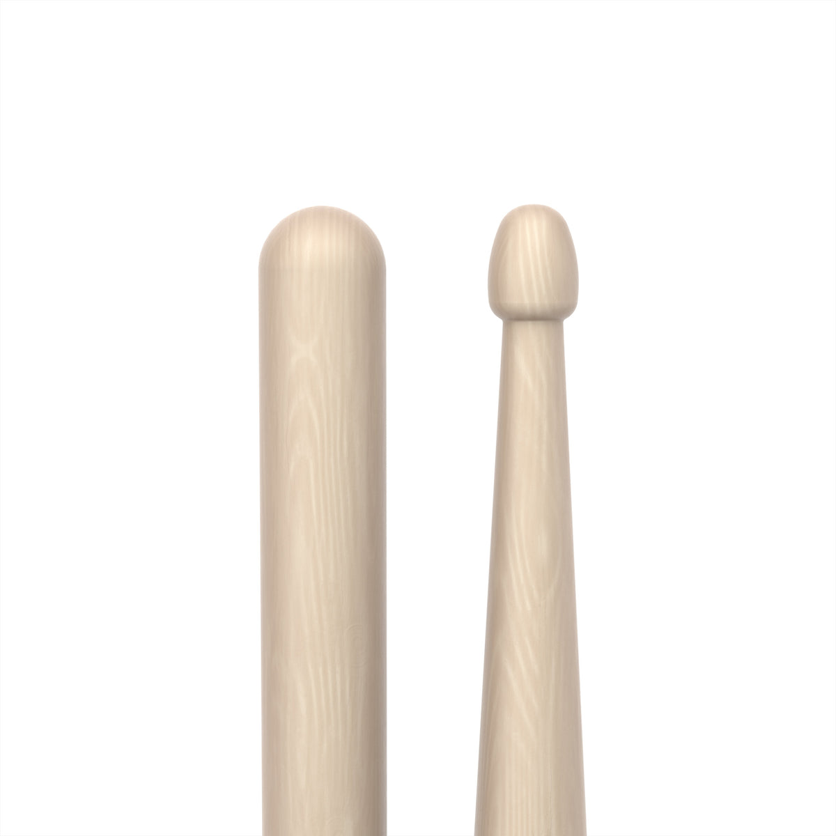 Promark 5B Rebound Raw Hickory Wood Tip Drumsticks - Image 4