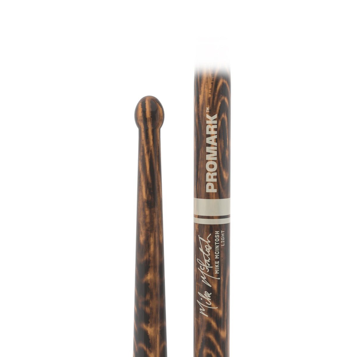 Promark Mike McIntosh Light FireGrain Marching Snare Drumsticks - Image 2