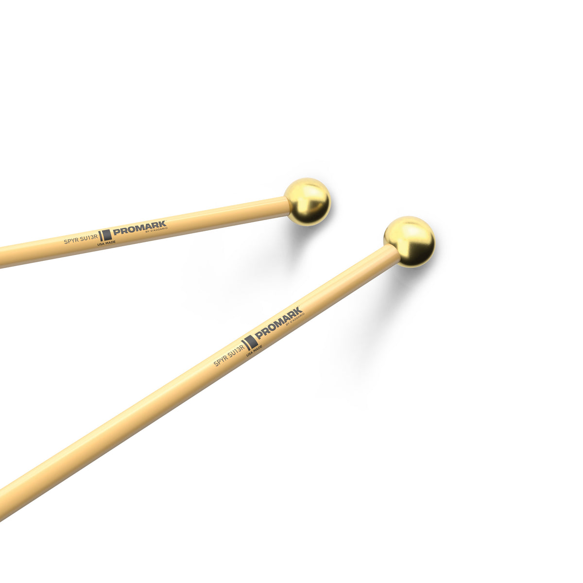 Promark SPYR Medium Brass Bell Mallets - Image 1