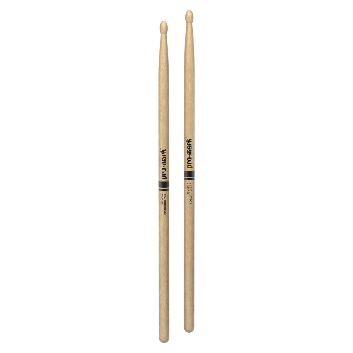 Promark TX747W Classic Forward 747 Wood Tip Drumsticks - Image 3