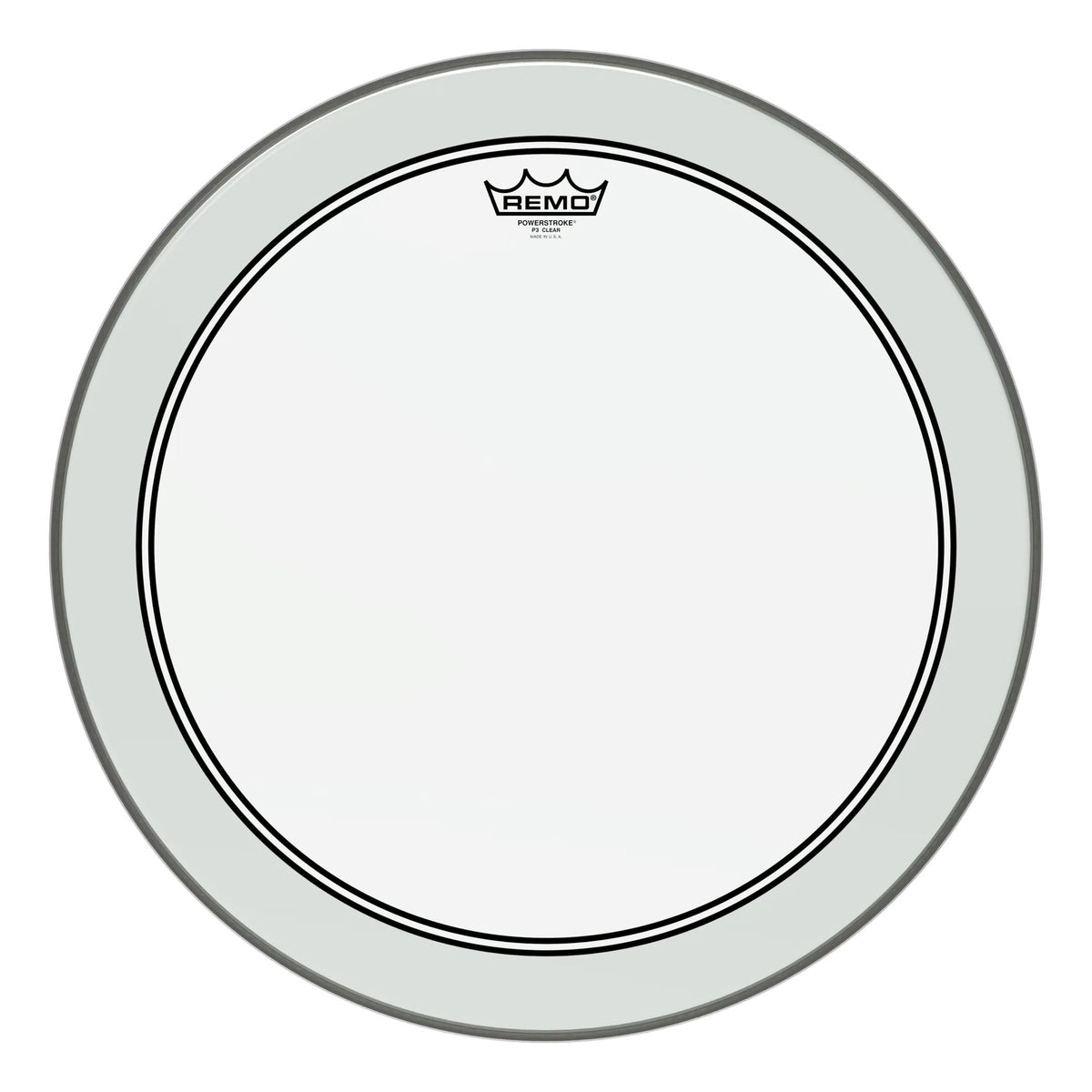 Remo Powerstroke P3 Clear Bass Drumhead - 18"