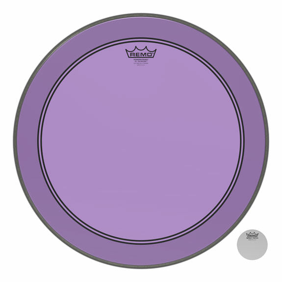 Remo 22" Powerstroke P3 Colortone Purple Bass Drum Head