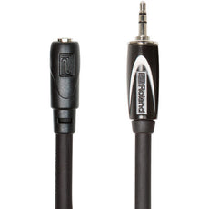 Roland Black Series Headphone Extension Cable - 1/8" TRS Male to Female - 25ft