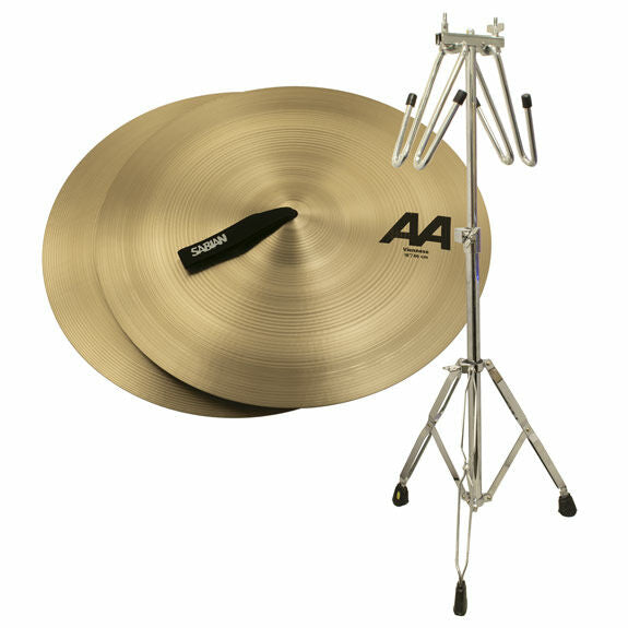 Sabian 18" AA Viennese Cymbals with FREE Liberty One Cymbal Cradle Stand