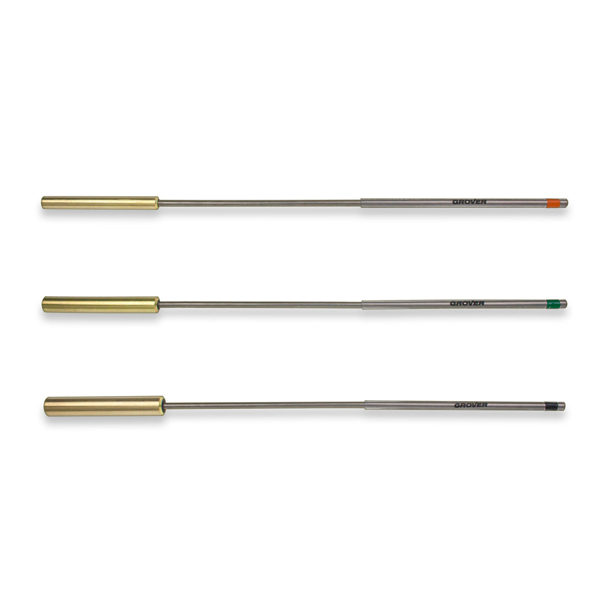 Set of 3 Grover Tubular Brass Triangle Beaters - Image 2