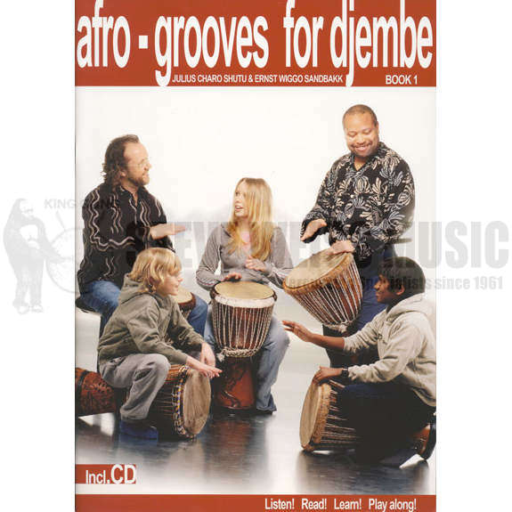 Shutu/Sandbakk-Afro-Grooves for Djembe book 1 (CD)