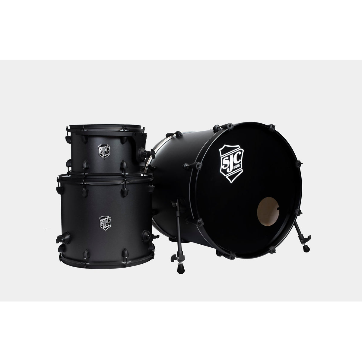 SJC Pathfinder 3-Piece Shell Pack Galaxy Grey - 22" Bass Drum PFK322FBGGW