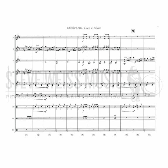 Strauss-Die Fleder-Rag arr. Primatic (SP)-B/V/X/2-3M/P