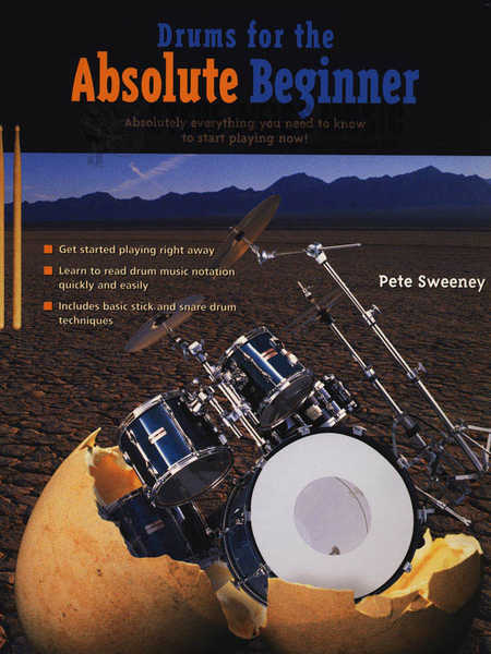 Sweeney-Drums for the Absolute Beginner BOOK ONLY