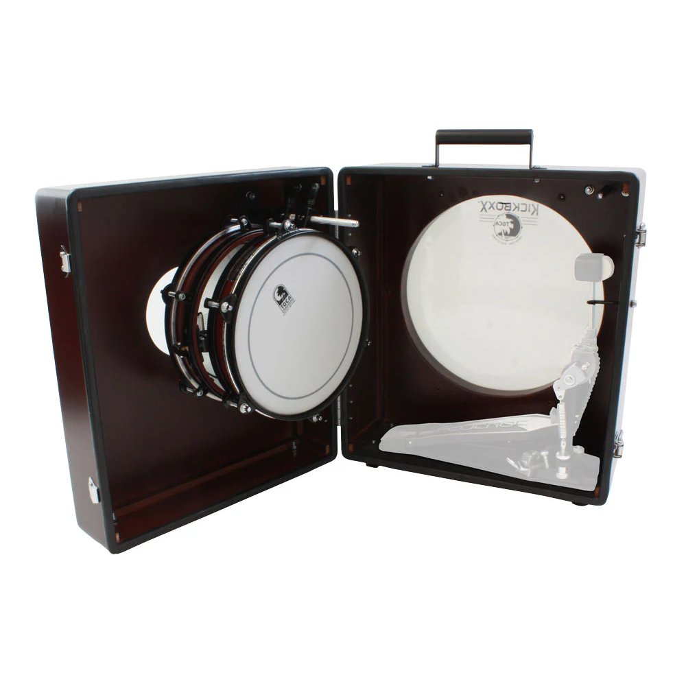 Toca Percussion KickBoxx Suitcase Drum Set Inside